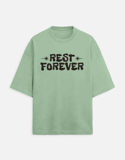 Rest Forever Jurassic Vacation Tee----Oversized Tee